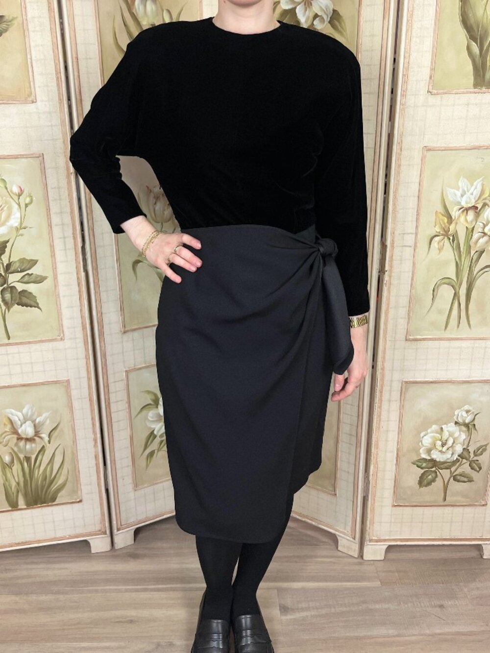 1980s Giorgio Armani Black Dress